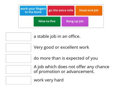 Job Idioms