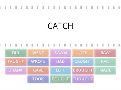 Past Simple - Irregular verbs (On Holiday pg 86)