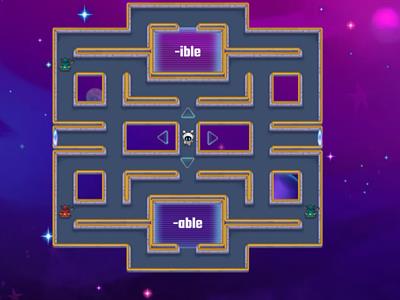  -able and -ible Maze Chase