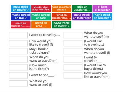 Travel plan