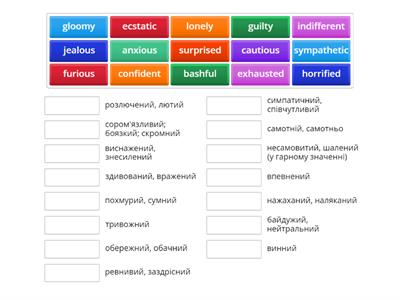 Emotions Vocabulary