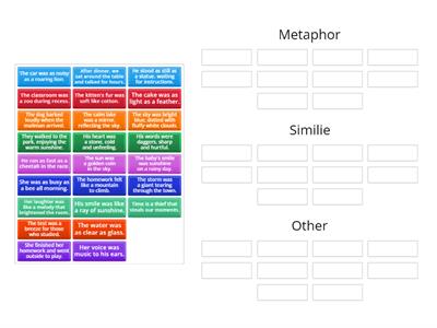 Figurative Language: Metaphor and Simile