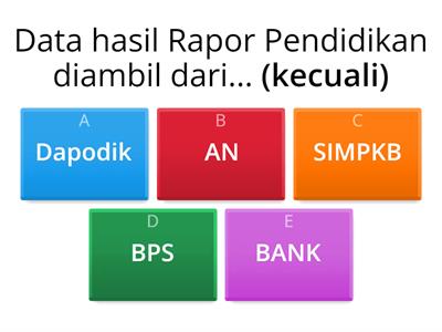 RAPOR PENDIDIKAN