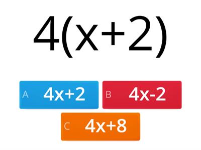 Mnożenie sumy algebraicznej przez liczbę