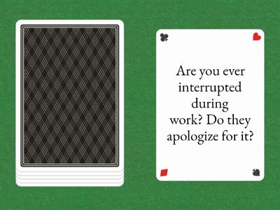 Discussion cards - Apologizing
