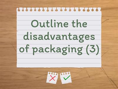 Costs & Benefits of Packaging