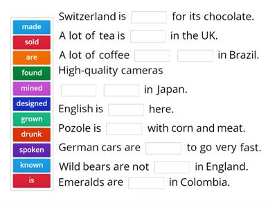 Passive voice (without by)