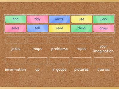 Talents Vocabulary (Unit 6)