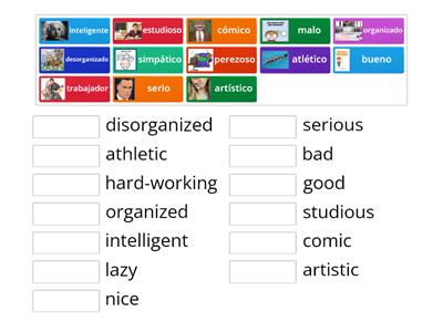 Adjectives of personality