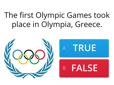 Olympics Games (True/False)