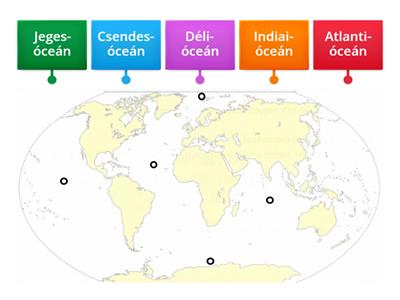 Óceánok a térképen