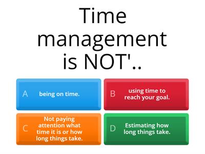  Time Management