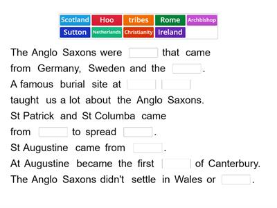 Anglo Saxons - Life in the UK