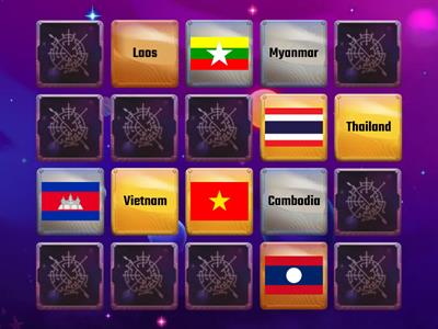 10 flags of ASEAN