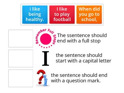 how to write sentences