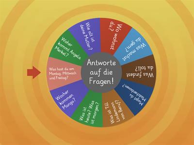 Aufwärmen A1 Lektion 1-4 Ideen