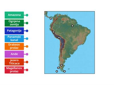 Južna Amerika reljef i rijeke