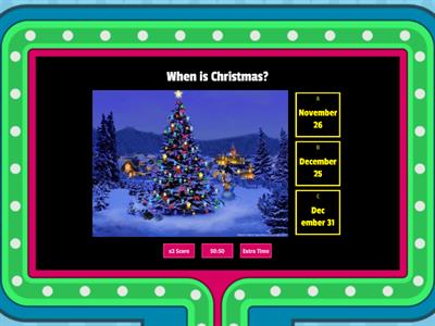 Christmas Games English 7