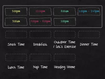 My Daily Routine Timing 