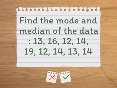 MODE AND MEDIAN