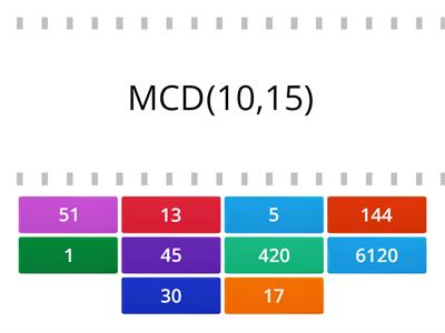 Calcola il MCD e il mcm