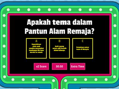 Pantun Alam Remaja (Tingkatan 2)