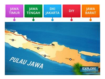 PETA BUTA PULAU JAWA