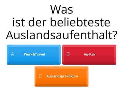 AUSLANDSZEIT-QUIZ