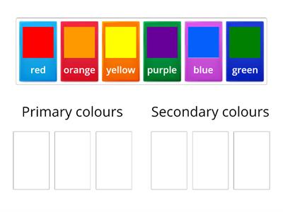 Primary and Secondary Colours - Super Minds Year 1 Unit 1: At school