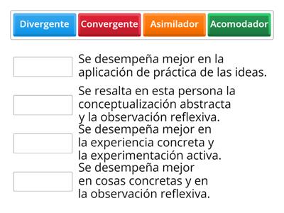 Estilos de aprendizaje 