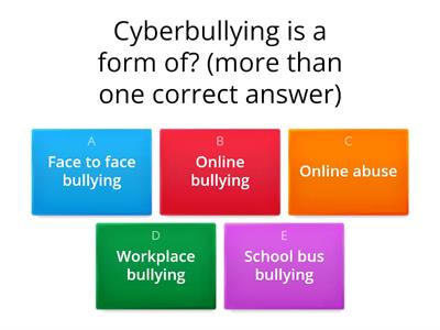 Cyberbullying Quiz