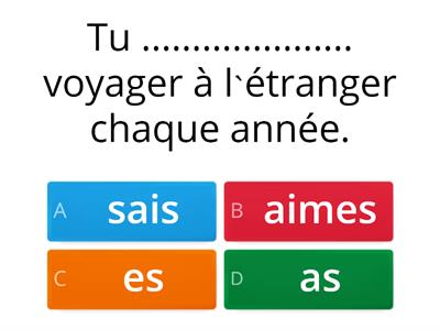 Test de français