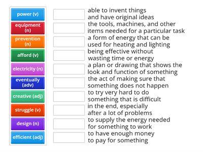 105 Inventive Solutions - Reading 1 Vocabulary