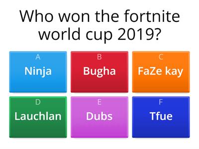 Fortnite quiz