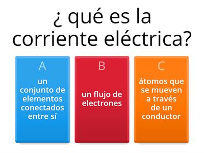 corriente eléctrica 