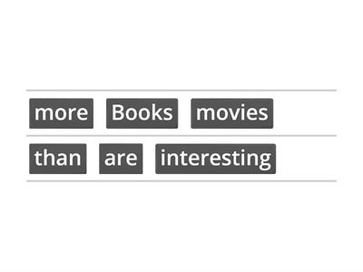 Comparative Sentences