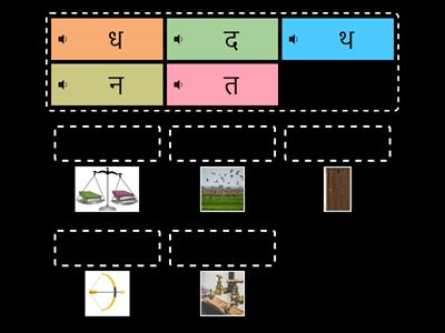 Game 4 - त थ द ध न Consonants in Marathi_