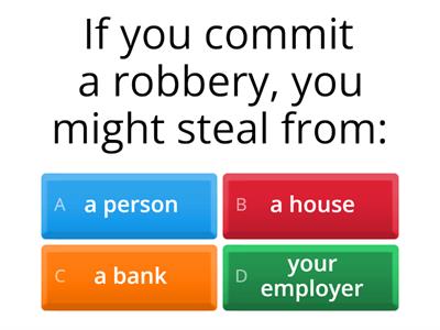 Crimes - revision game 