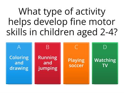Activities for Children Aged 2-4