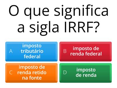 Exercícios sobre IRRF