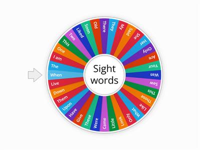 Sight words