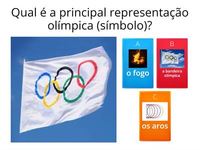 símbolos olímpicos: A BANDEIRA OLÍMPICA