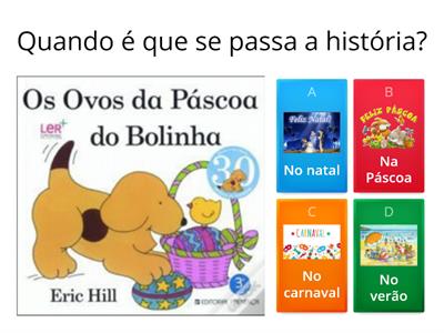 Os ovos da Páscoa do Bolinha