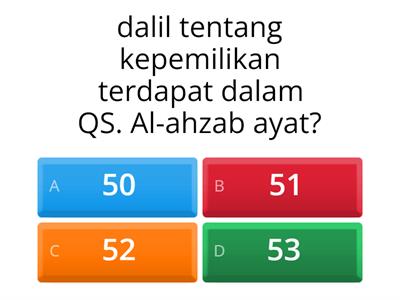 Soal Fiqih di madrasah.