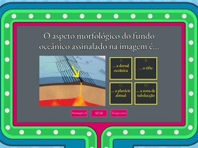 Fundos oceânicos e tectónica de placas