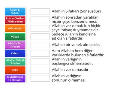 Allah'ın Zati Sıfatları 