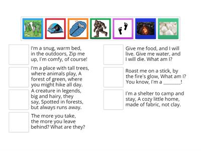 Camping - Teaching resources