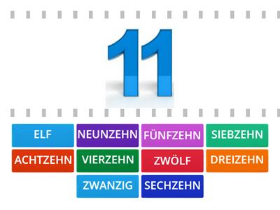 DIE ZAHLEN VON 10 BIS 20