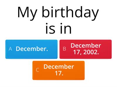 date of birth/birthday/ in birth month