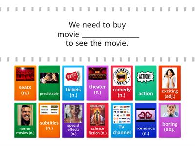 Film vocabulary in context